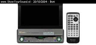 showyoursound.nl - SQ met multimedia-invloeden - Bort - pioneeravhp6500dvd.jpg - Headunit: Pioneer AVH-P6500DVD