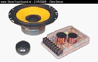 showyoursound.nl - Student Car - CitroSimon - px165pro.jpg - Dit is het compo-setje die geplaatst zal worden. Het is de Audio System px165 pro. 90 watt rms, en een filter met 168 instelmogelijkheden.