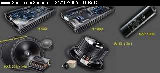 showyoursound.nl - Full Helix install - D-RoC - SyS_2005_10_31_8_33_52.jpg - Dit is wat er zoal allemaal inkomt.