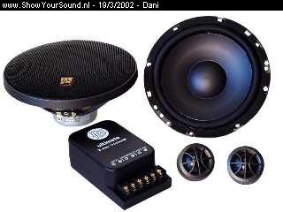 showyoursound.nl - Smurf Blue Quality Sound - Dani - up6.jpg - -DLS Ultimate Pro UP6 2 way front speakers