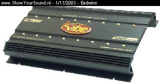 showyoursound.nl - Mondeo 96: Sony en Lanzar - Eedwinn - vibe430.jpg - Mijn Front en Rear versterker. 1000 Watt over 4 kanalen.