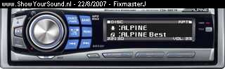showyoursound.nl - Xsara audio Tuning - FixmasterJ - SyS_2007_8_22_20_41_27.jpg - pDit is mn headunit. Vanzelfsprekend Alpine!  De CDA-9857R met 4v-preouts./p