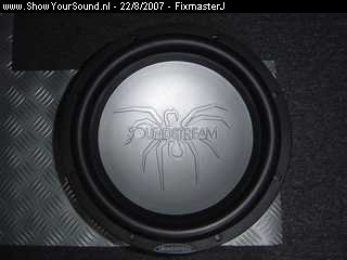 showyoursound.nl - Xsara audio Tuning - FixmasterJ - SyS_2007_8_22_20_55_28.jpg - pDe reference rw12 subwoofer, dubbelspoels (2x4ohm), 600watt RMS/p