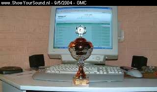 showyoursound.nl - GMC - GMC - beker3.jpg - 5-9-2004 SQGames 1e plaats level-1 tot 500 watt