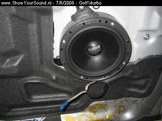 showyoursound.nl - Steg en Audio System in BMW X5  made by SAS Autoshop - GolfVturbo - SyS_2008_8_7_22_52_35.jpg - pEen Composet van Audio system Hx165Sq nu nog gemonteerd op een kunstof ring! deze word vervangen door een op maat gemaakte alu ring!/p