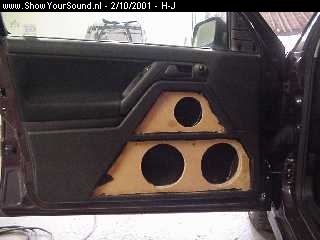 showyoursound.nl - neat - H-J - 04.jpg - Deurpaneel Golf III in aanbouwBR2x CDT audio HD 6.5