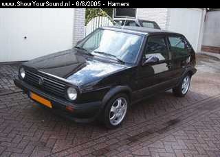showyoursound.nl - VW Golf2 Cerwin Vega install - Hamers - SyS_2005_8_6_19_59_46.jpg - Dit is m dan mijn golf 2 uit 1990