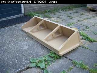 showyoursound.nl - Jeropo-sound (little less) - Jeropo - sys_67_subkist_jeropo_1.jpg - Zo een begin is gemaakt met de kist voor mijn nieuwe RE XXX12! Het wordt een gesloten kist van 30 liter netto.