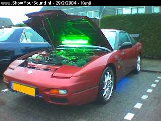 showyoursound.nl - D1 Drift Machine....... with glow & show too - Kenji - sx4.jpg - Neon onder de auto, neon onder de motorkap.BRBinnenkort: airintake in koplamp met neon verlicht.