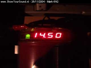 showyoursound.nl - Audio-System-exact! - Steg - Sound Quality - Mark-6N2 - 071.jpg - Motor draait stationair, 14.50 Volt