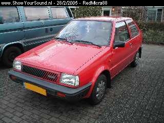 showyoursound.nl - Onze rode Nissan Micra K10! - RedMicra88 - micra.jpg - Helaas geen omschrijving!