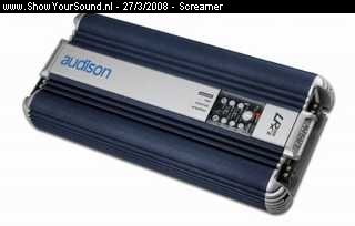 showyoursound.nl - First install - Screamer - SyS_2008_3_27_16_55_45.jpg - pDe Audison LRX2500 (gebruikt voor het aantsuren van de pioneer woofertjes)/p