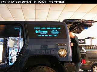 showyoursound.nl - Hummer H2 by Xcc - XccHummer - SyS_2006_8_14_23_20_17.jpg - Customized zijraam...
