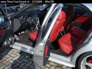 showyoursound.nl - ALFA ROMEO 156 CAR-INSIDE Nijverdal.   NIEUW  25 to Life !! - alfa156 - SyS_2006_3_2_13_33_54.jpg - Pioneer scherm achterin