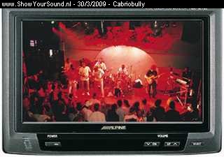 showyoursound.nl - phoenix gold,radical audio,emphaser,pioneer,rodek,power acoustik - cabriobully - SyS_2009_3_30_13_33_15.jpg - pAlpine dvd scherm voor in de kofferbak/p