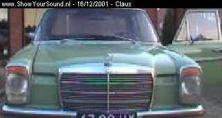 showyoursound.nl - oldtimer met geluid... - claus - voorkant3.JPG - en zo zie een bijna 30jaar oude mercedes er uit...
