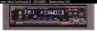 showyoursound.nl - De koffer van een BMW 318 i sedan  - dennis-bmw-318 - radio.jpg - DIT IS DE KENWOOD   KDC 8060 R    EN DEZE SPEELT NU MIJN MUZIEK AF
