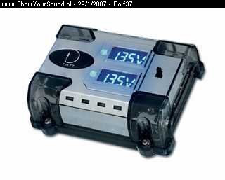 showyoursound.nl - Extreme JBL - dolf37 - SyS_2007_1_29_20_48_25.jpg - Zekering houder / verdeelblok met omschakelbare volt / ampere meter.BR