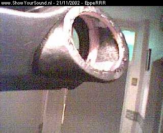 showyoursound.nl - GAS-BOOT - eppeRRR - image1111_web.jpg - hier ff een fototje van mijn deurbak voordat ik hem in de deur ga schroeven.