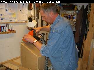 showyoursound.nl - DLS & GENESIS (Rooky Unlimited) - jgbouman - jkl.jpg - Een knipoog naar Jaap Klein mijn schoonvader die veel geholpen heeft met de bouw.