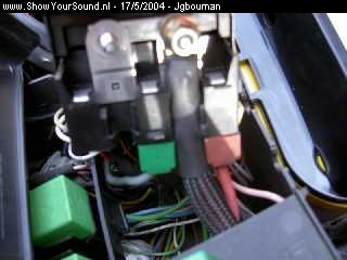 showyoursound.nl - DLS & GENESIS (Rooky Unlimited) - jgbouman - kabels1.jpg - De standard bekabeling is vervangen voor 25mm2 en afgeschermd met een nylon kous