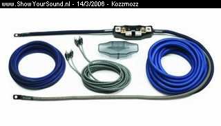 showyoursound.nl - Kicker L7 12 inch - kozzmozz - SyS_2006_3_14_11_15_51.jpg - de kicker kabelset : 5m 20 qmm voedingkabelBRANL Zekeringhouder + 100A zekeringBR5m 2 kanaals getwiste RCABR10m 2x 2,50qmm speakerkabel