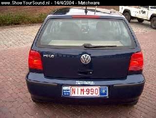 showyoursound.nl - in opbouw - matchware - autoachter.jpg - VW polo achterkant