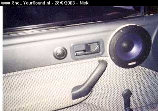 showyoursound.nl - Nicks honda whit ACR stuff - nick - composet.jpg - spectron compo in de ford