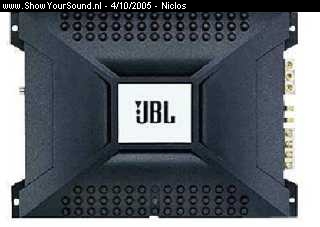 showyoursound.nl - JBL TIGRA - niclos - p180.2.jpg - de 2 kanaals amp een JBL P180.2 deze stuurt de sub aan.