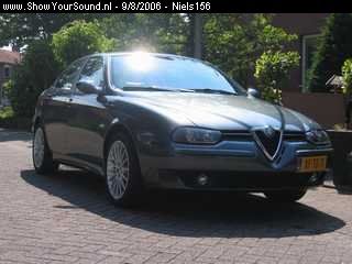 showyoursound.nl - beginnertje - niels156 - SyS_2006_8_9_19_8_28.jpg - Dit is dus mijn Alfa Romeo 156./PPVerdere fotos van mijn install volgen nog. Ben namelijk nog druk bezig.