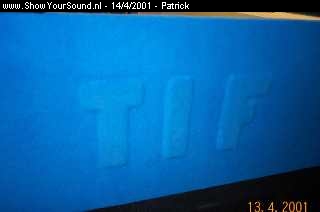 showyoursound.nl -  boombastic swift ---- NEW PICTURES----- - patrick - swiftboot11.jpg - Our initials .......