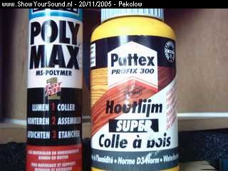showyoursound.nl - Boom Boom Camper  - pekolow - SyS_2005_11_20_20_26_38.jpg - Polymax versus Pattex houtlijm ?