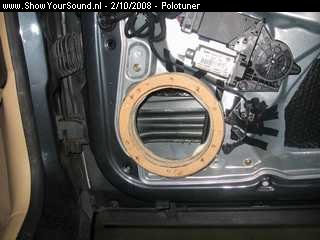 showyoursound.nl - polotuners car - polotuner - SyS_2008_10_2_18_53_44.jpg - Mdf ring om de M18W op te bevestigen