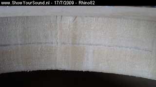 showyoursound.nl - van 0 naar 140 + DB - rhino82 - SyS_2009_7_17_20_51_59.jpg - pdubbel 18 mm mdf verlijmd nadt de woofer gaten gezaagd zijn/p