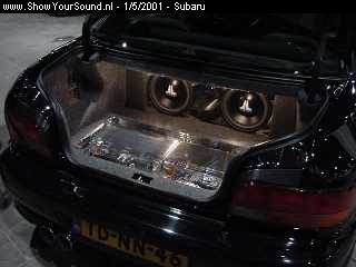 showyoursound.nl - Fast as Hell - subaru - Dsc00077.jpg - High level install.Everything by the book.This is always a winning car.