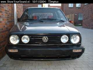 showyoursound.nl - Magnat Power Golf - t3mptus - 1.jpg - OUD: Mijn oude koekblik: VW Golf 1.8 GTi 8v uit 87. 