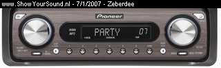 showyoursound.nl - kickass cabrio - zeberdee - SyS_2007_1_7_13_8_17.jpg - Dit is mn nieuwe radiootje met 3x 6v pre-out. Hij vervangt de Sony, want die was gewoon kut. Er gaat toch nix boven Pioneer. 